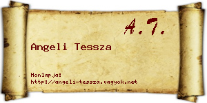 Angeli Tessza névjegykártya
